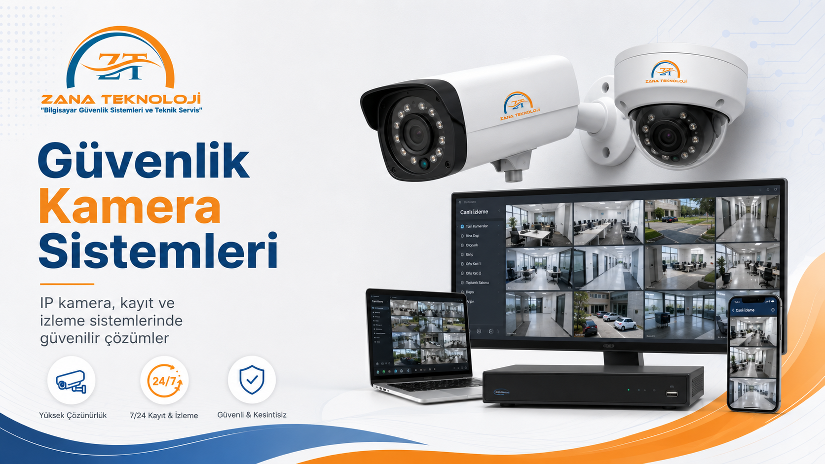 Zana Teknoloji Güvenlik Kamera